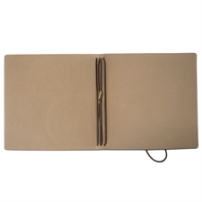 Elizabeth Crafts Art Journal Square XL - Stonewashed Brown